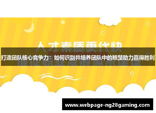 打造团队核心竞争力：如何识别并培养团队中的翘楚助力赢得胜利