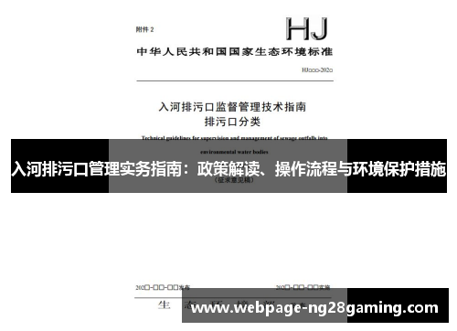 入河排污口管理实务指南：政策解读、操作流程与环境保护措施