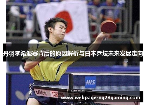 丹羽孝希退赛背后的原因解析与日本乒坛未来发展走向